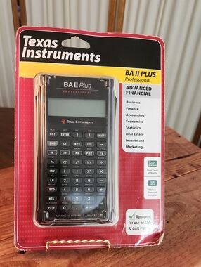 Texas Instruments BA II Plus Professional Calculator